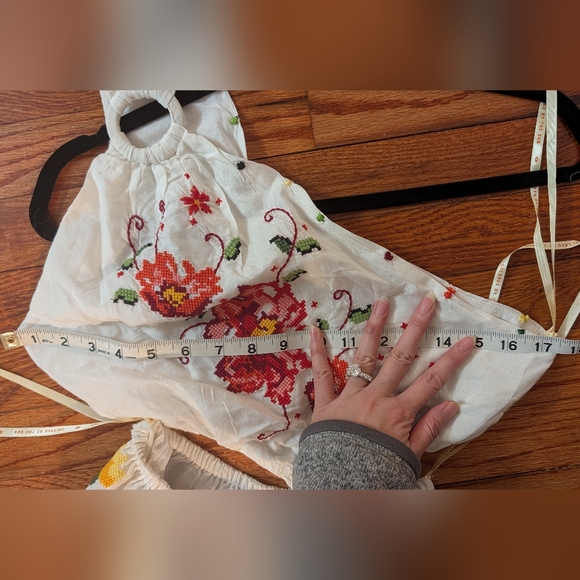 Farm Rio Embroidered Carmina Floral Maxi Dress - Picture 11 of 16